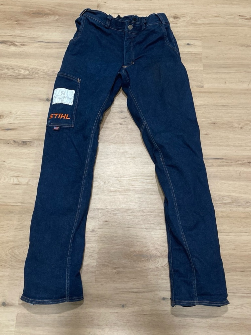 STIHL Men’s Dark Blue Straight Jeans - Function Denim Protective Pant